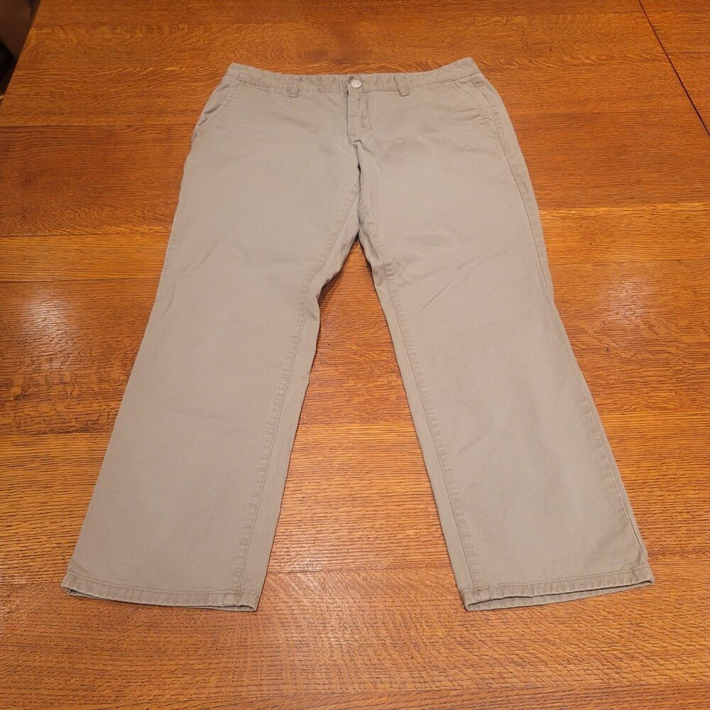 Bonobos Original Chino Straight Leg Pants Khaki 35x28 Cotton Stretch